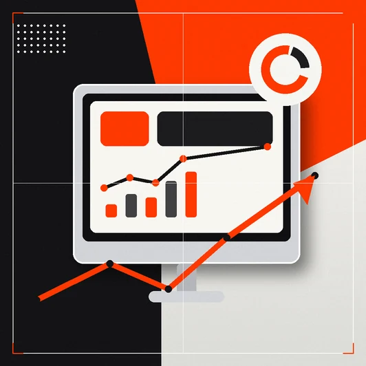 Digital marketing analytics dashboard